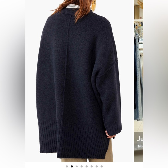 Free People Celery Green Peaches Tunic Sweater - Picture 4 of 6